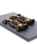 マクラーレン F1 チーム MCL39 ランド･ノリス＆オスカー･ピアストリ 2025年 シンガポールGP コンストラクターチャンピオン by スパーク 1/43スケール