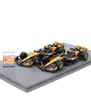マクラーレン F1 チーム MCL39 ランド･ノリス＆オスカー･ピアストリ 2025年 シンガポールGP コンストラクターチャンピオン by スパーク 1/43スケール