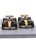 マクラーレン F1 チーム MCL39 ランド･ノリス＆オスカー･ピアストリ 2025年 シンガポールGP コンストラクターチャンピオン by スパーク 1/43スケール