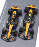 マクラーレン F1 チーム MCL39 ランド･ノリス＆オスカー･ピアストリ 2025年 シンガポールGP コンストラクターチャンピオン by スパーク 1/43スケール