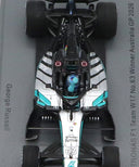 メルセデス AMG ペトロナス F1 チーム W17 ジョージ･ラッセル 2026年 オーストラリアGP 優勝 by スパーク 1/43スケール