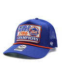 MLB ニューヨーク･メッツ 47'(フォーティーセブン) HITCH 1986 WORLD SERIES CHAMPIONS トラッカーキャップ