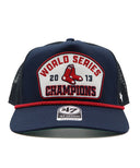 MLB ボストン･レッドソックス '47 (フォーティーセブン) HITCH  2013 WORLD SERIES CHAMPIONS トラッカーキャップ