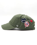 MLB ニューヨーク･ヤンキース '47 (フォーティーセブン) CLEAN UP BADGE キャップ モスグリーン