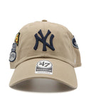 MLB ニューヨーク･ヤンキース '47 (フォーティーセブン) CLEAN UP  BADGE キャップ カーキ