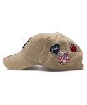 MLB ニューヨーク･ヤンキース '47 (フォーティーセブン) CLEAN UP  BADGE キャップ カーキ
