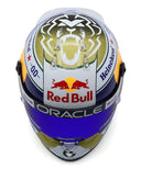マックス・フェルスタッペン 別注 2025年 ブラジルGP オラクル レッドブルレーシング ヘルメット by シューベルト 1/2スケール