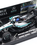 メルセデス AMG ペトロナス F1 チーム W16E ジョージ･ラッセル 2025年 シンガポールGP 優勝 by ミニチャンプス 1/43スケール