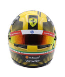 カルロス･サインツ フェラーリ  2024年 イタリアGP ヘルメット by BELL 1/2スケール