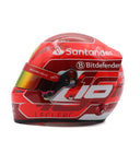 シャルル･ルクレール 直筆サイン入り フェラーリ ヘルメット 2024年 by BELL 1/2スケール