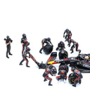 オラクル レッドブル レーシング ホンダ RB19 マックス・フェルスタッペン 2023年 日本GP ピットクルーセット by MINI GT 1/64スケール