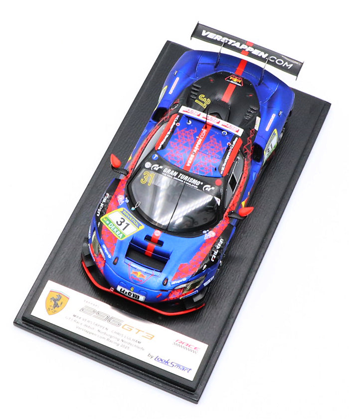 マックス・フェルスタッペン 選手 Ferrari 296 GT3 1/43モデル マックス・フェルスタッペン 別注 フェラーリ 296 GT3 Verstappen.com