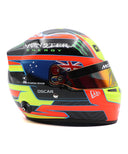 オスカー・ピアストリ 直筆サイン入り 2025年 マクラーレン ヘルメット by BELL 1/2スケール