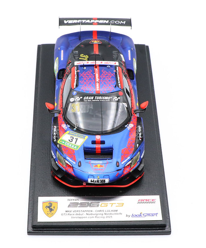 マックス・フェルスタッペン 別注 フェラーリ 296 GT3 Verstappen.com