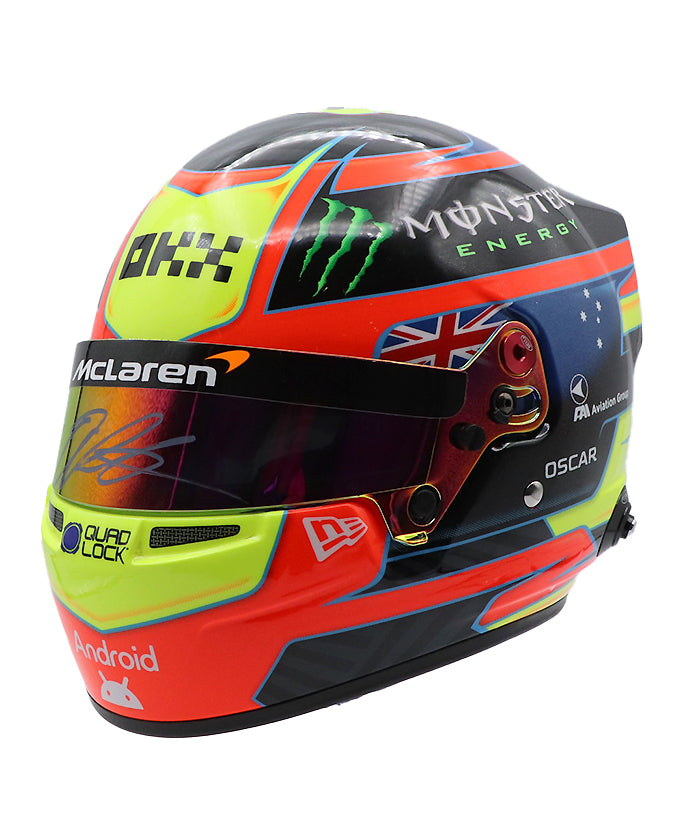 オスカー・ピアストリ 直筆サイン入り 2025年 マクラーレン ヘルメット