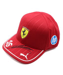 シャルル・ルクレール 直筆サイン入り フェラーリ ドライバーキャップ 2025年 （レプリカモデル）