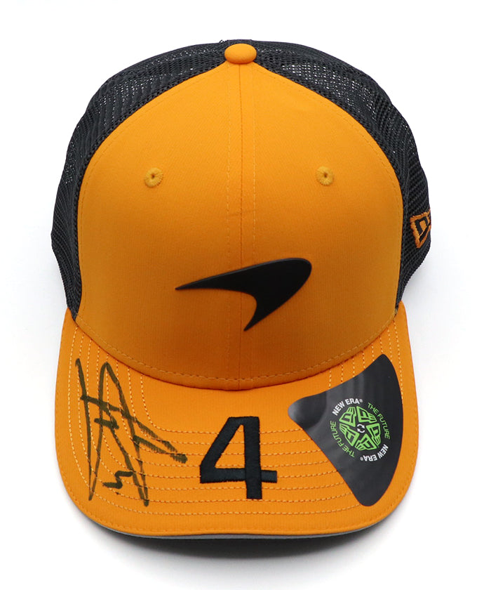 ランド・ノリス 直筆サイン入り マクラーレン ドライバーキャップ 2025