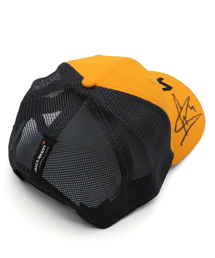 ランド・ノリス 直筆サイン入り マクラーレン ドライバーキャップ 2025