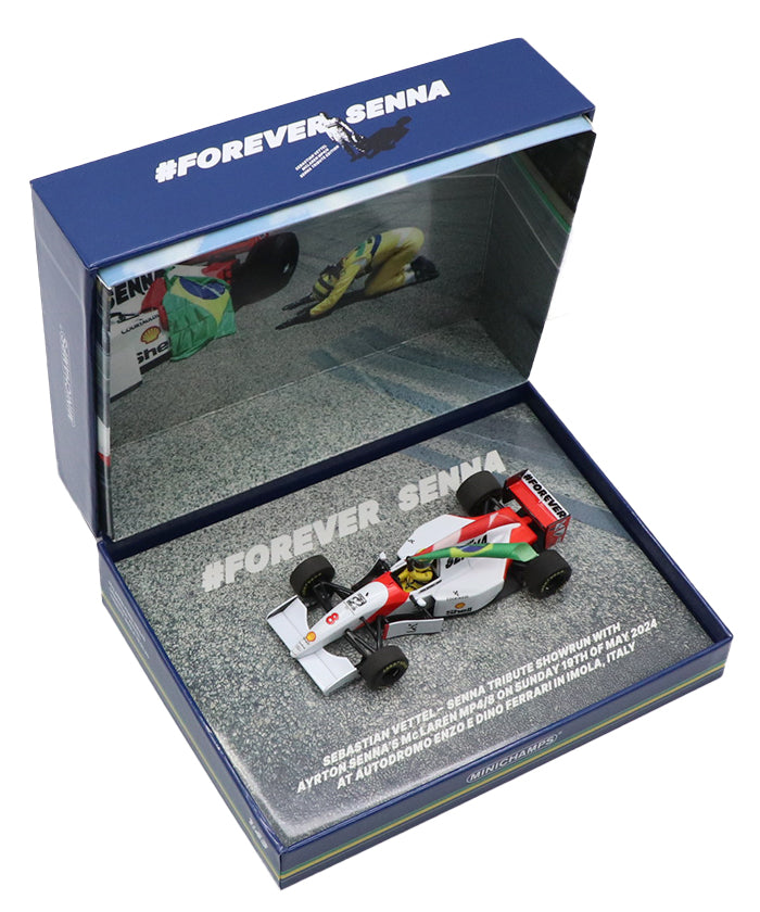 セバスチャン・ベッテル マクラーレン MP4/8 セナ トリビュート