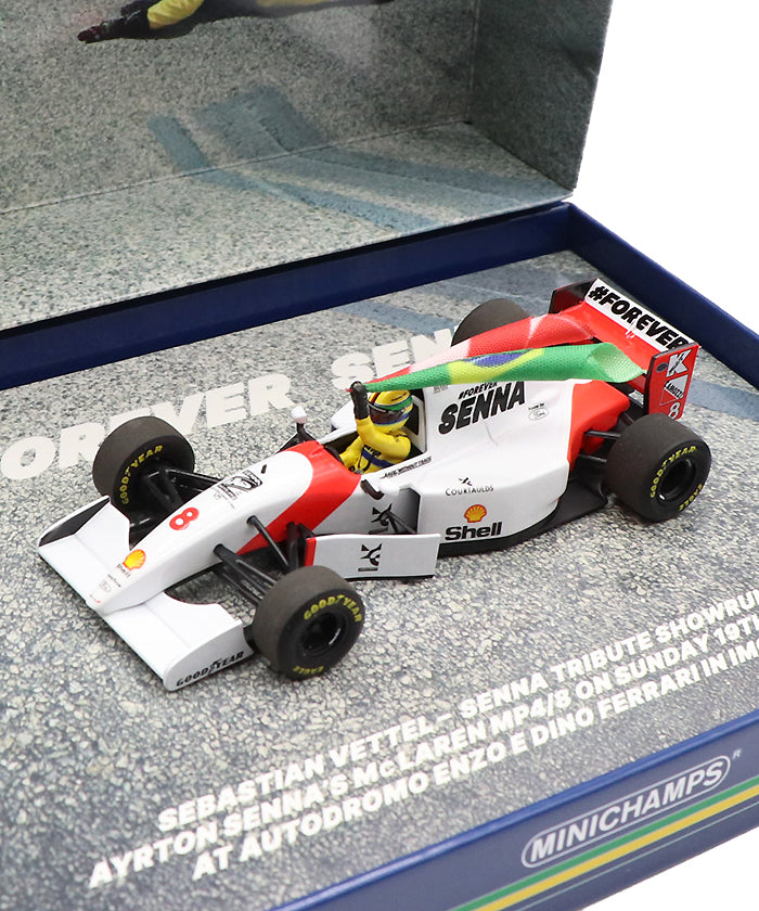 セバスチャン・ベッテル マクラーレン MP4/8 セナ トリビュート