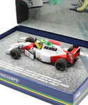 セバスチャン･ベッテル マクラーレン MP4/8  セナ トリビュート ショーラン 2024年5月18日 イモラサーキット by ミニチャンプス 1/43スケール　　　　　　　　　　　　　　　　　　　　　　　　