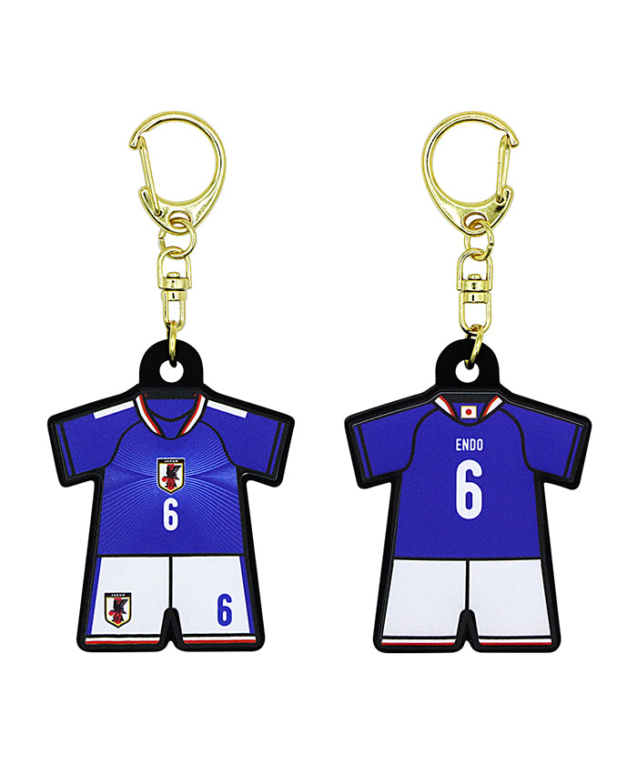 サッカー日本代表 ユニフォーム型 ラバーキーホルダー 2026 – EURO