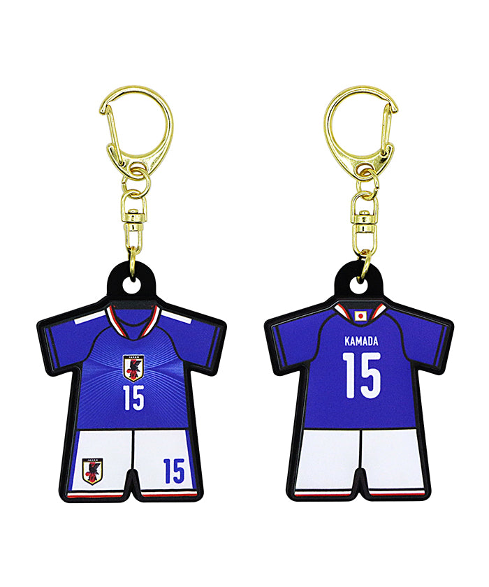 サッカー日本代表 ユニフォーム型 ラバーキーホルダー 2026 – EURO