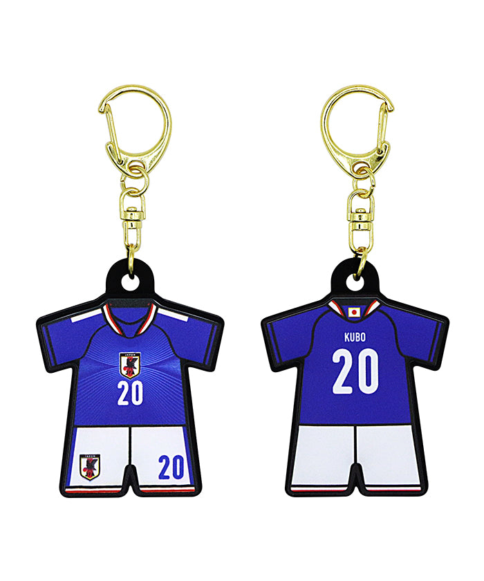 サッカー日本代表 ユニフォーム型 ラバーキーホルダー 2026 – EURO