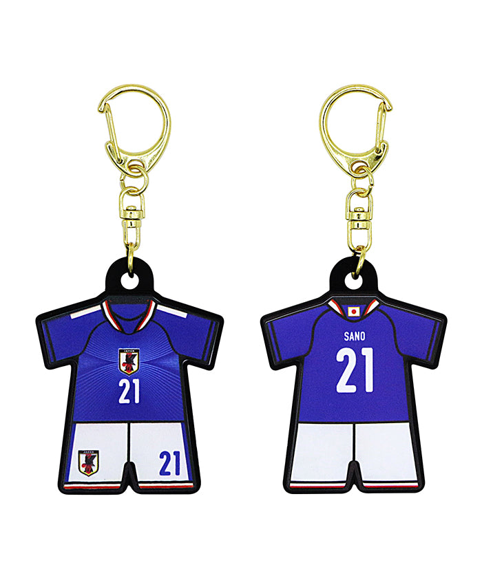 サッカー日本代表 ユニフォーム型 ラバーキーホルダー 2026 – EURO