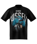 メルセデス AMG ペトロナス F1 チーム ジョージ・ラッセル グラフィック Tシャツ