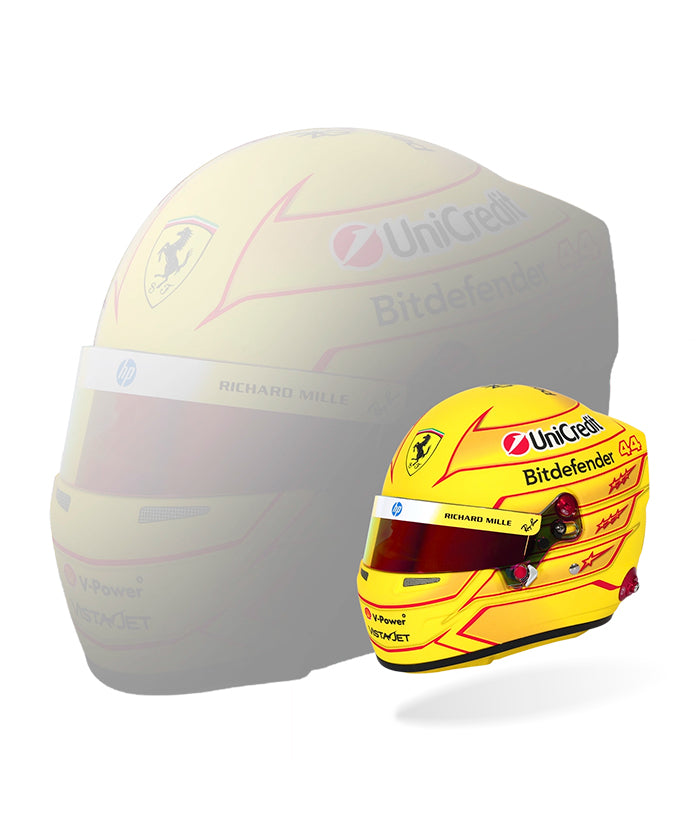 ルイス・ハミルトン 2026年 フェラーリ ヘルメット by BELL 1/2