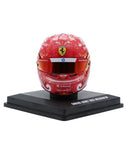 カルロス・サインツ 2024年 メキシコGP スクーデリア フェラーリ ヘルメット 優勝 by ルックスマート 1/5スケール