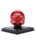 カルロス・サインツ 2024年 メキシコGP スクーデリア フェラーリ ヘルメット 優勝 by ルックスマート 1/5スケール