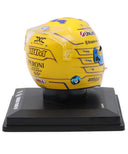 ルイス・ハミルトン 2025年 マイアミGP スクーデリア フェラーリ ヘルメット by ルックスマート 1/5スケール
