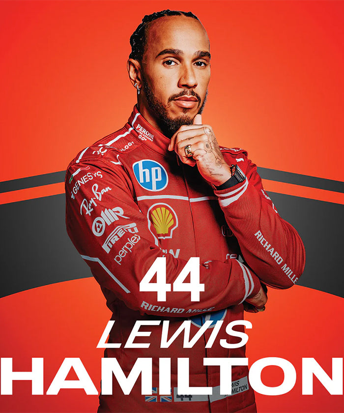 ルイス・ハミルトン スクーデリア フェラーリ HP ポスター 2025年