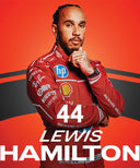 ルイス・ハミルトン スクーデリア フェラーリ HP ポスター 2025 30x40cm