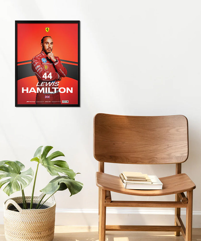 ルイス・ハミルトン スクーデリア フェラーリ HP ポスター 2025年