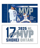 MLB 大谷翔平 / ロサンゼルス･ドジャース 2025年 ナ･リーグ MVP フェイスタオル