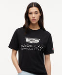 キャデラック F1 チーム ロゴ Tシャツ ブラック 2026