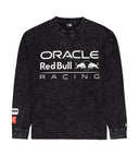 オラクル レッドブル レーシング NEWERA ライナー グラフィック ロングスリーブ Tシャツ ブラック