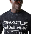 オラクル レッドブル レーシング NEWERA ライナー グラフィック ロングスリーブ Tシャツ ブラック