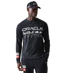 オラクル レッドブル レーシング NEWERA ライナー グラフィック ロングスリーブ Tシャツ ブラック
