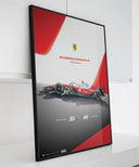スクーデリア フェラーリ HP SF-26 2026年 オフィシャル ポスター 50x70cm 額装済み
