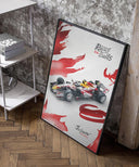 Visa Cash App RB F1チーム ポスター 2026年 鈴鹿 スペシャルリバリー 50x70cm　額装済み