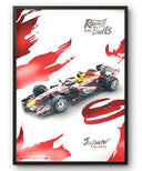 Visa Cash App RB F1チーム ポスター 2026年 鈴鹿 スペシャルリバリー 50x70cm　額装済み