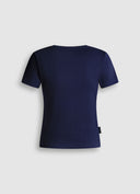 レッドブル レーシング PEPE JEANS RIBBED LOGO EMBROIDERED Tシャツ ネイビー