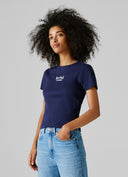 レッドブル レーシング PEPE JEANS RIBBED LOGO EMBROIDERED Tシャツ ネイビー