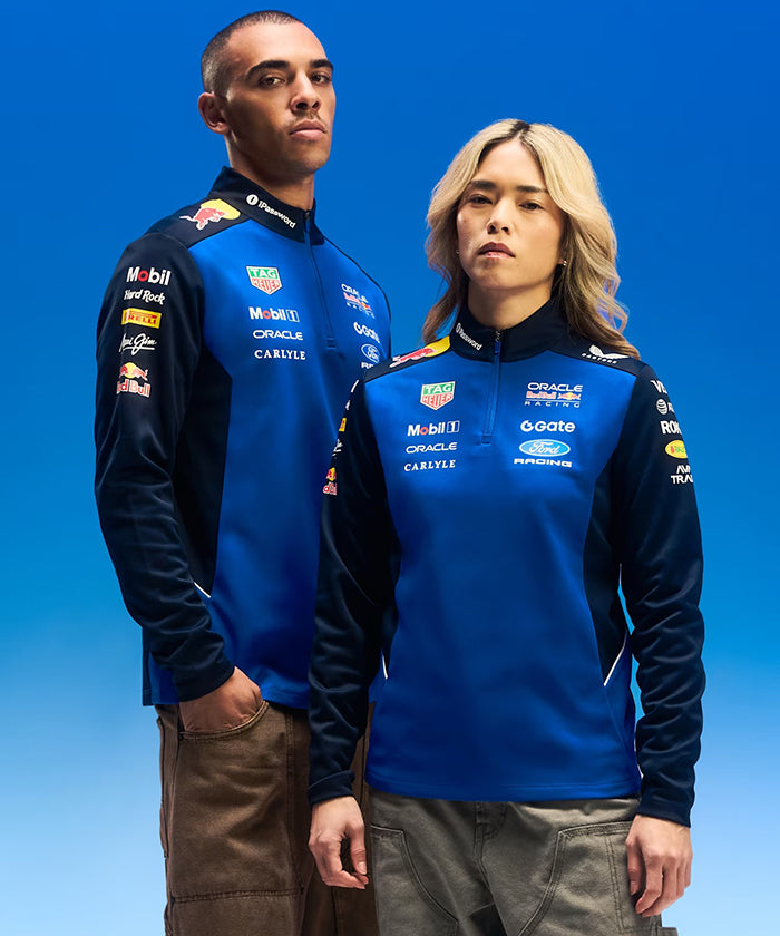 オラクル レッドブルレーシング チーム レプリカ 1/2 ZIP スウェット
