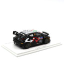 TOYOTA GRヤリス ラリー1 ハイブリッド TOYOTA GAZOO Racing WRT 37号車 ベルテッリ/スカットリン 2024年 WRC スウェーデンラリー by スパーク 1/43スケール