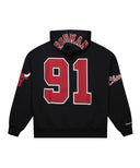 シカゴ・ブルズ オーバーサイズジップフーディー デニス・ロッドマン